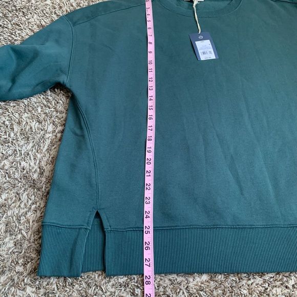 Universal Thread Women's Loose Teal Fleece Tunic Sweatshirt pullover XXL - Picture 7 of 9